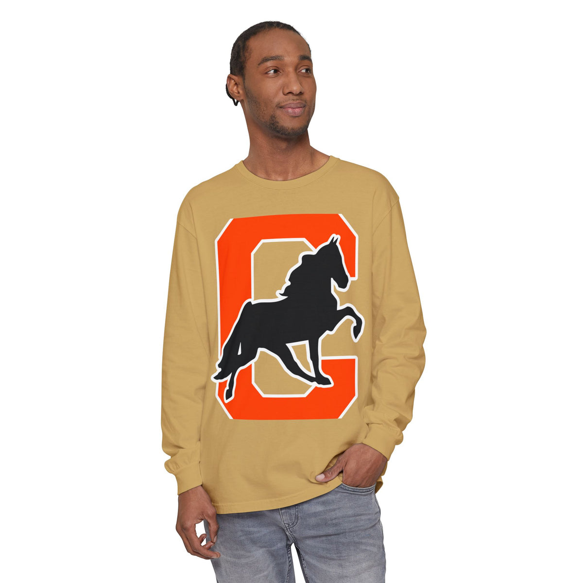 Garment-Dyed Long Sleeve Tee
