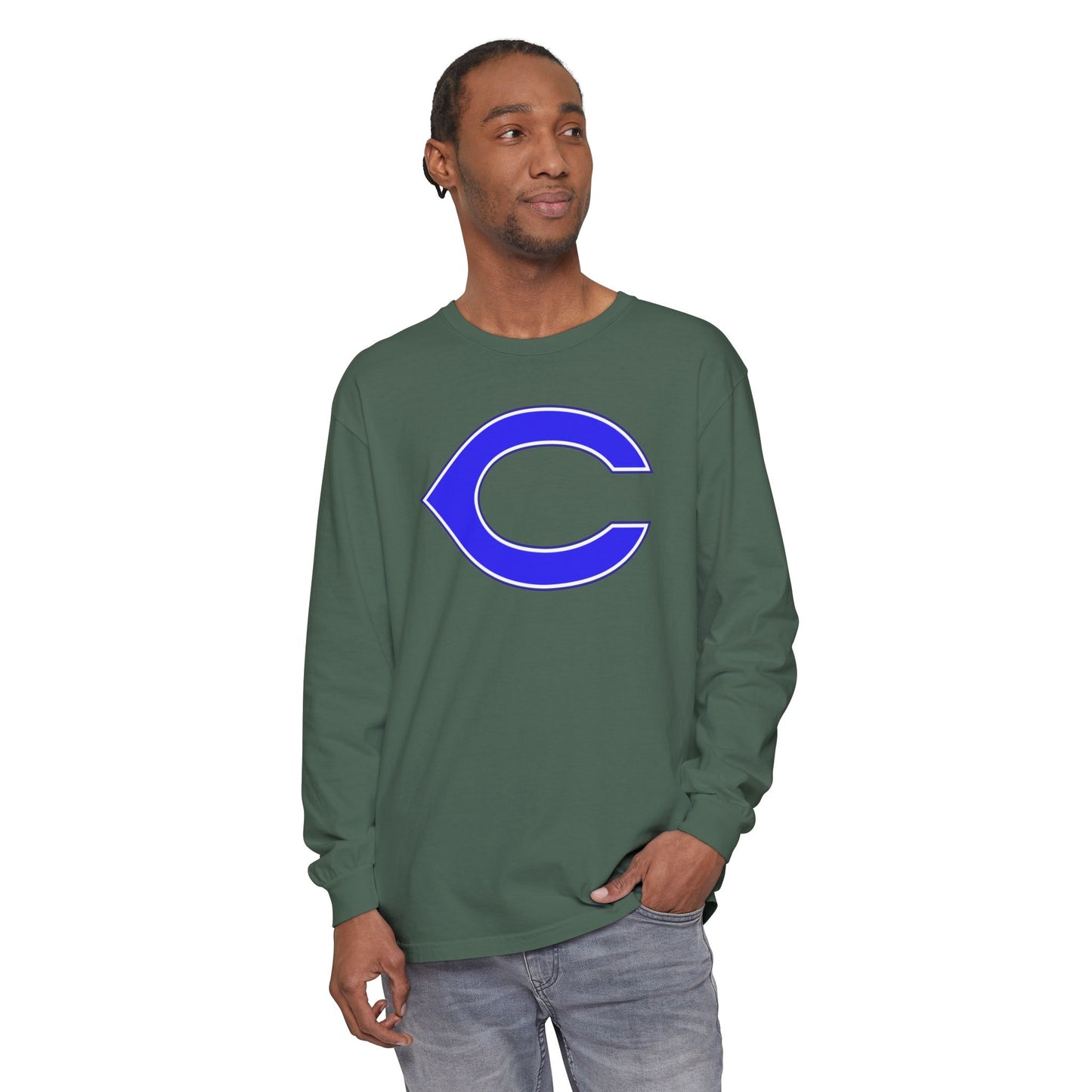 Garment-Dyed Long Sleeve Tee