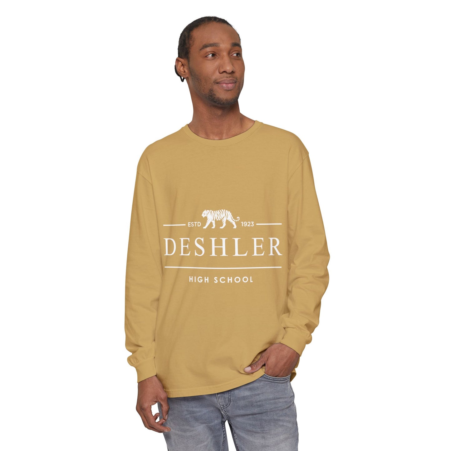 Garment-Dyed Long Sleeve Tee