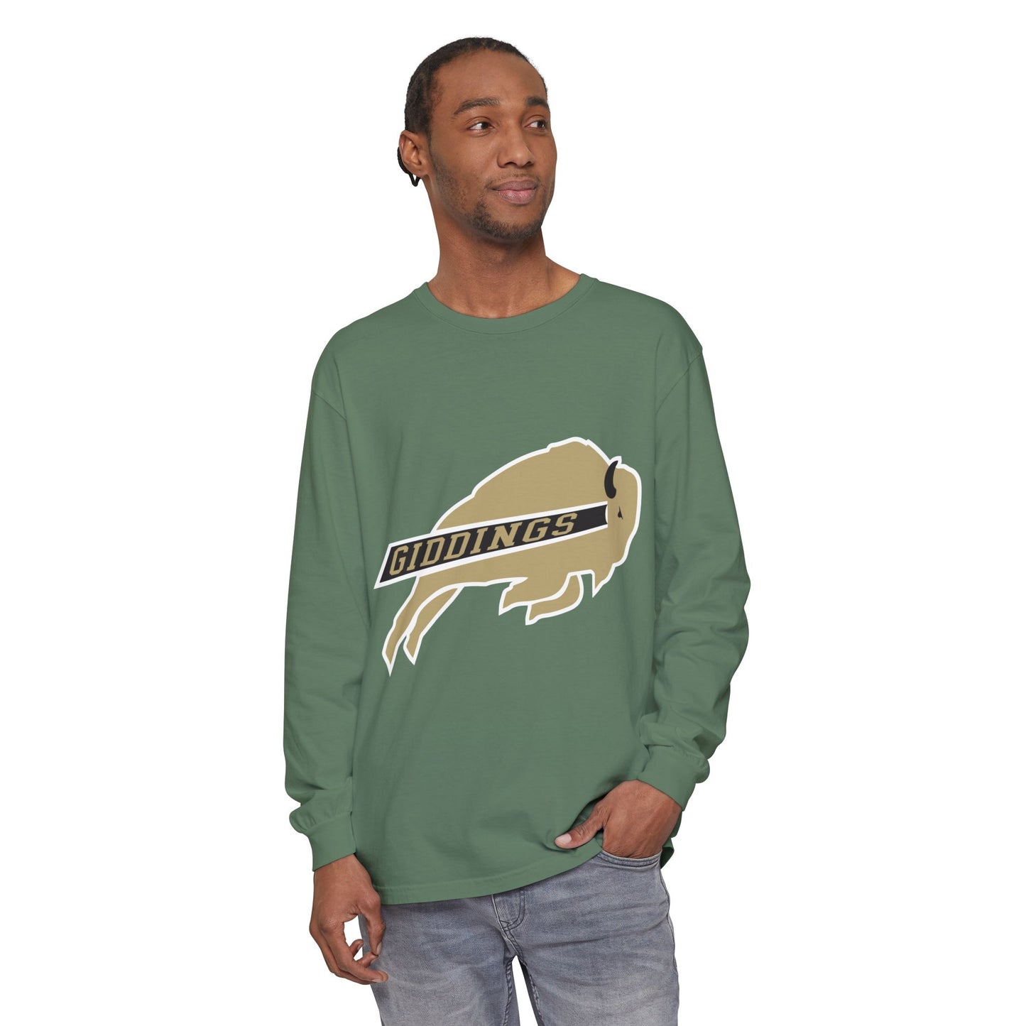 Garment-Dyed Long Sleeve Tee