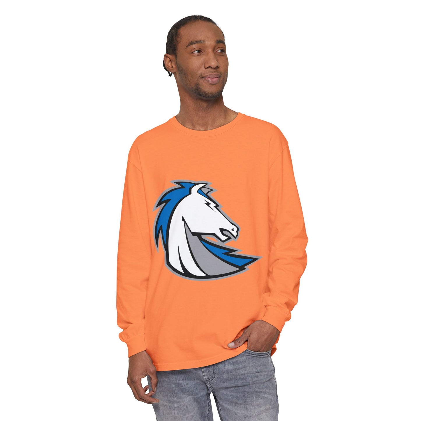 Garment-Dyed Long Sleeve Tee