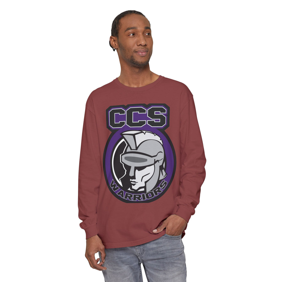 Garment-Dyed Long Sleeve Tee