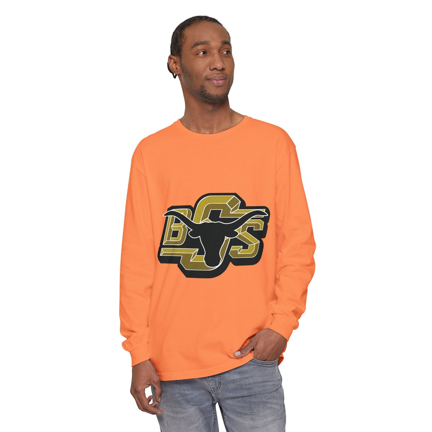 Garment-Dyed Long Sleeve Tee