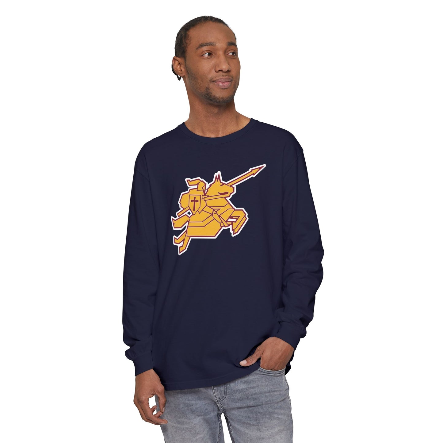 Garment-Dyed Long Sleeve Tee