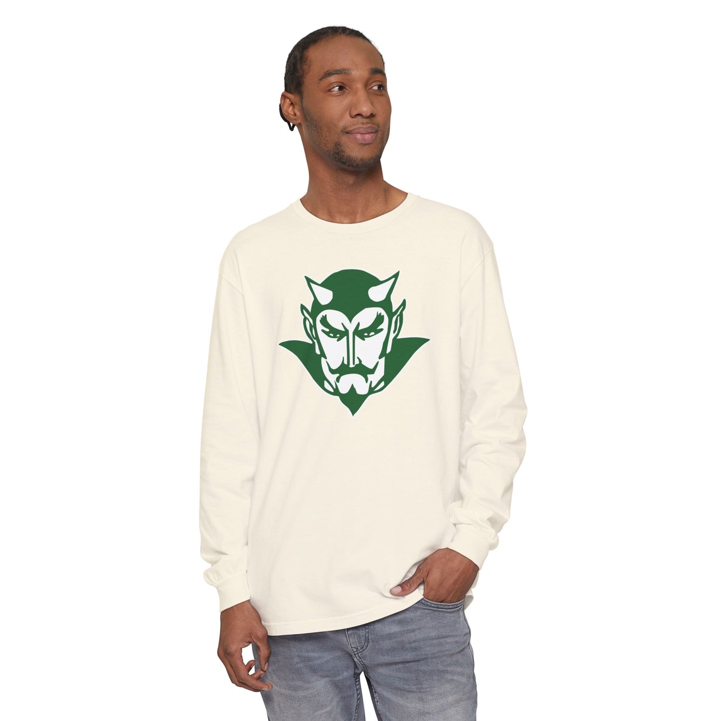 Garment-Dyed Long Sleeve Tee