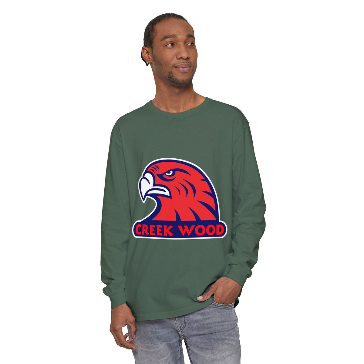 Garment-Dyed Long Sleeve Tee