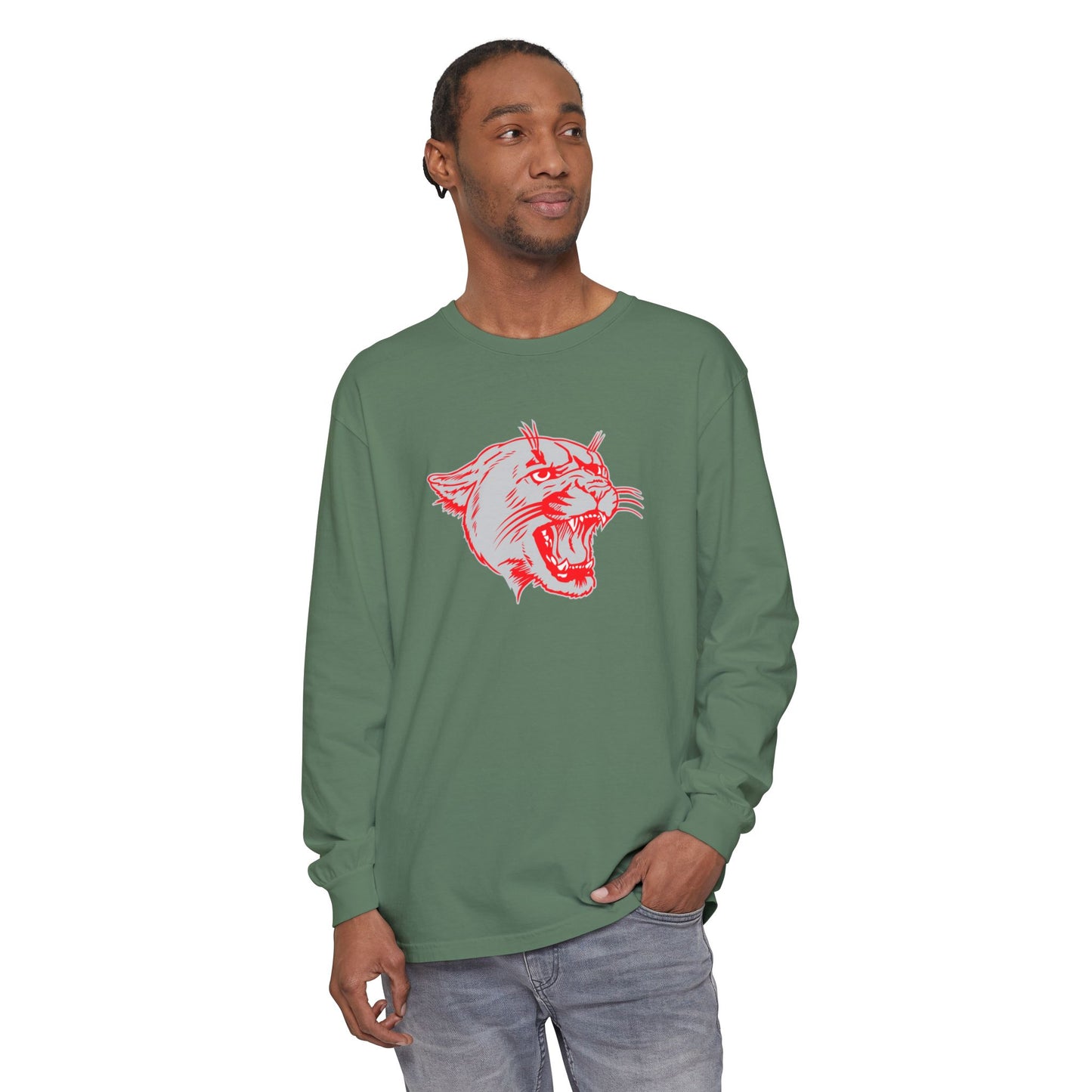 Garment-Dyed Long Sleeve Tee