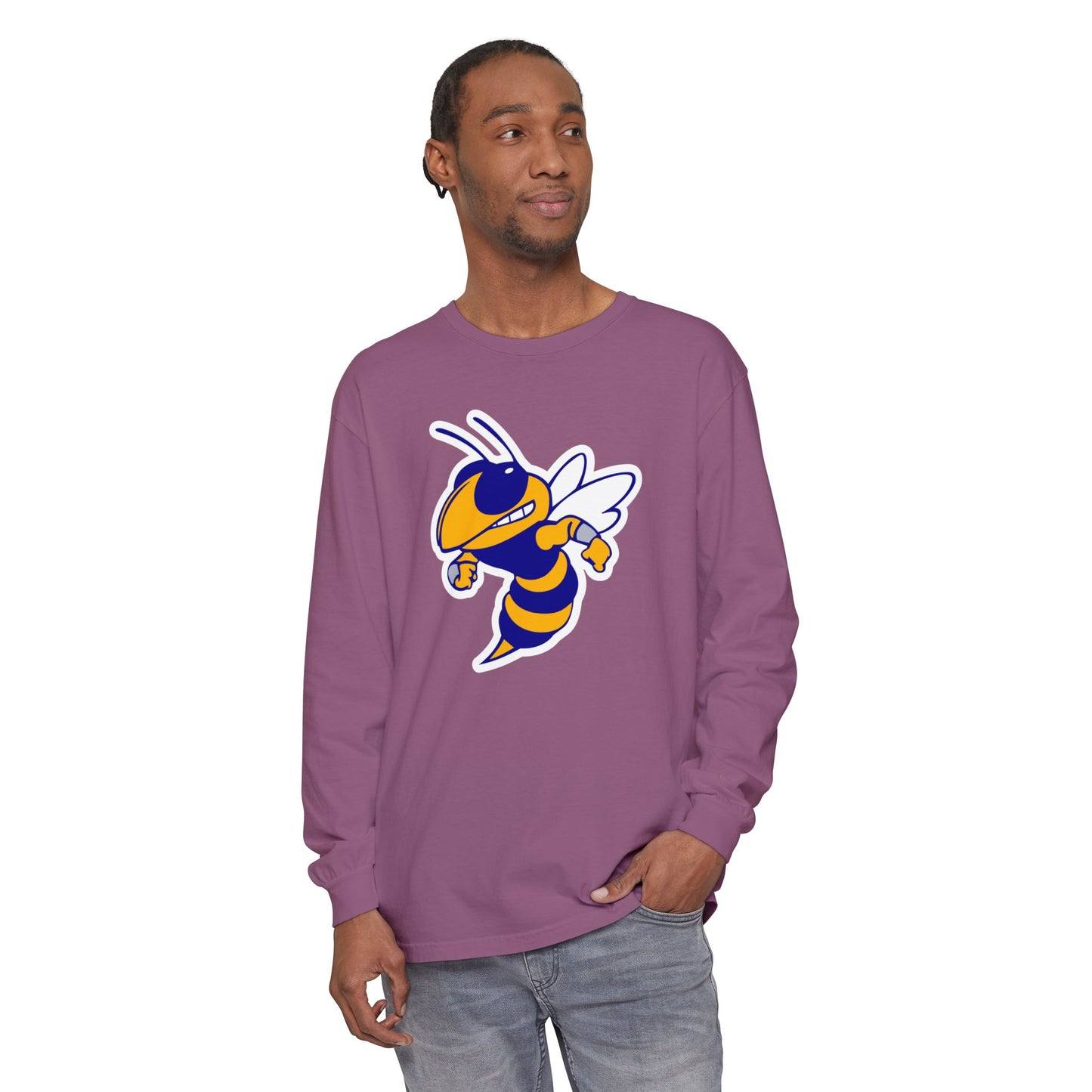 Garment-Dyed Long Sleeve Tee