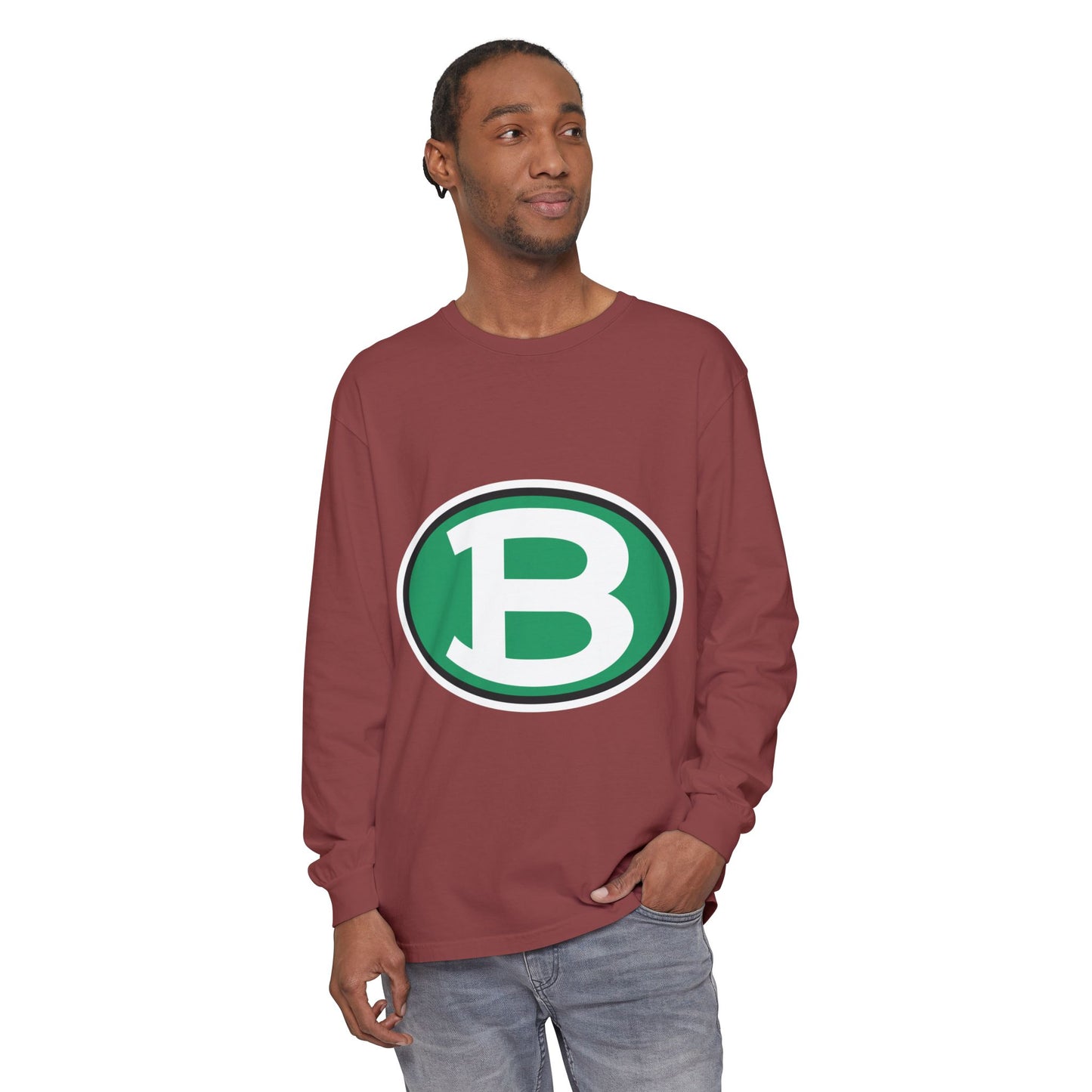 Garment-Dyed Long Sleeve Tee