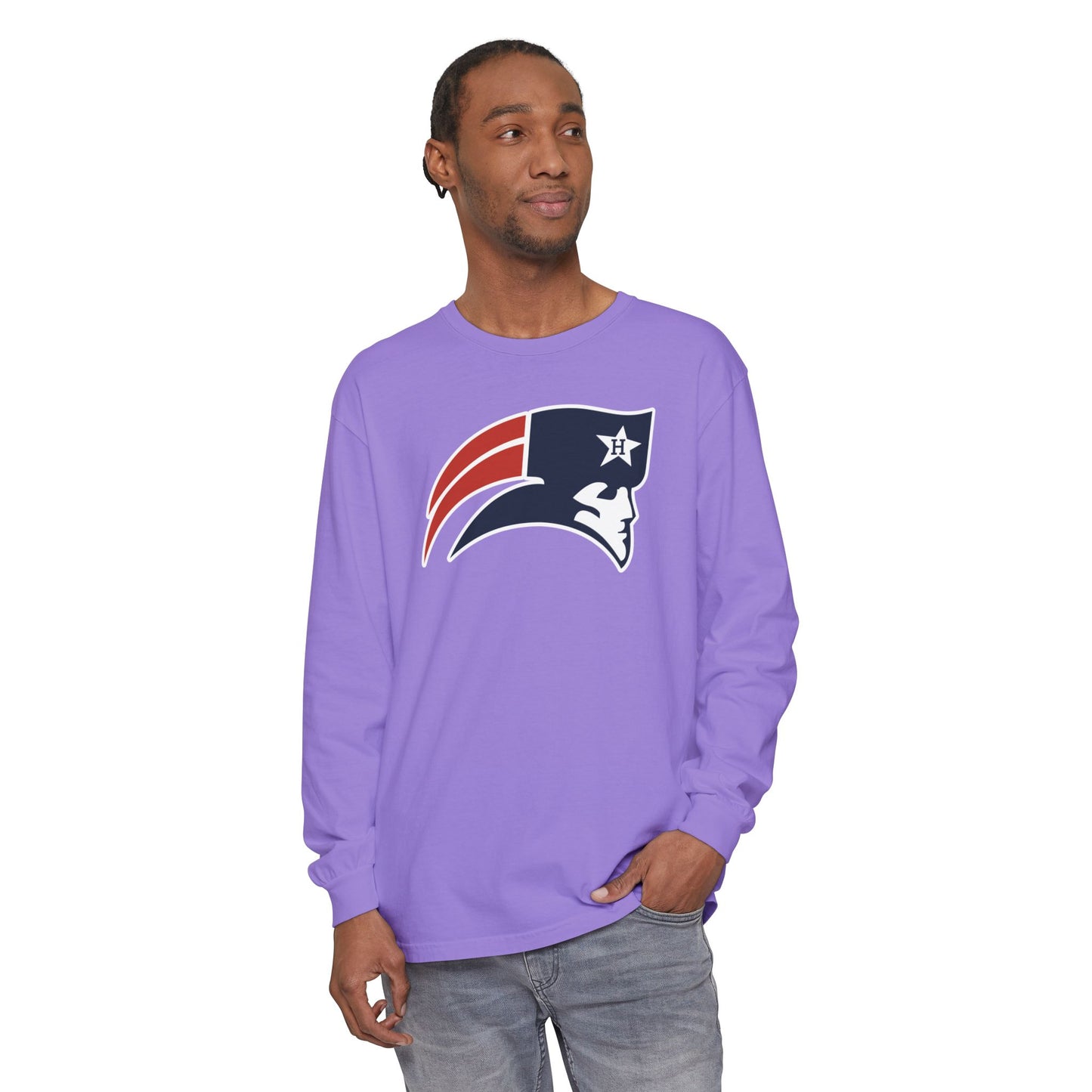 Garment-Dyed Long Sleeve Tee