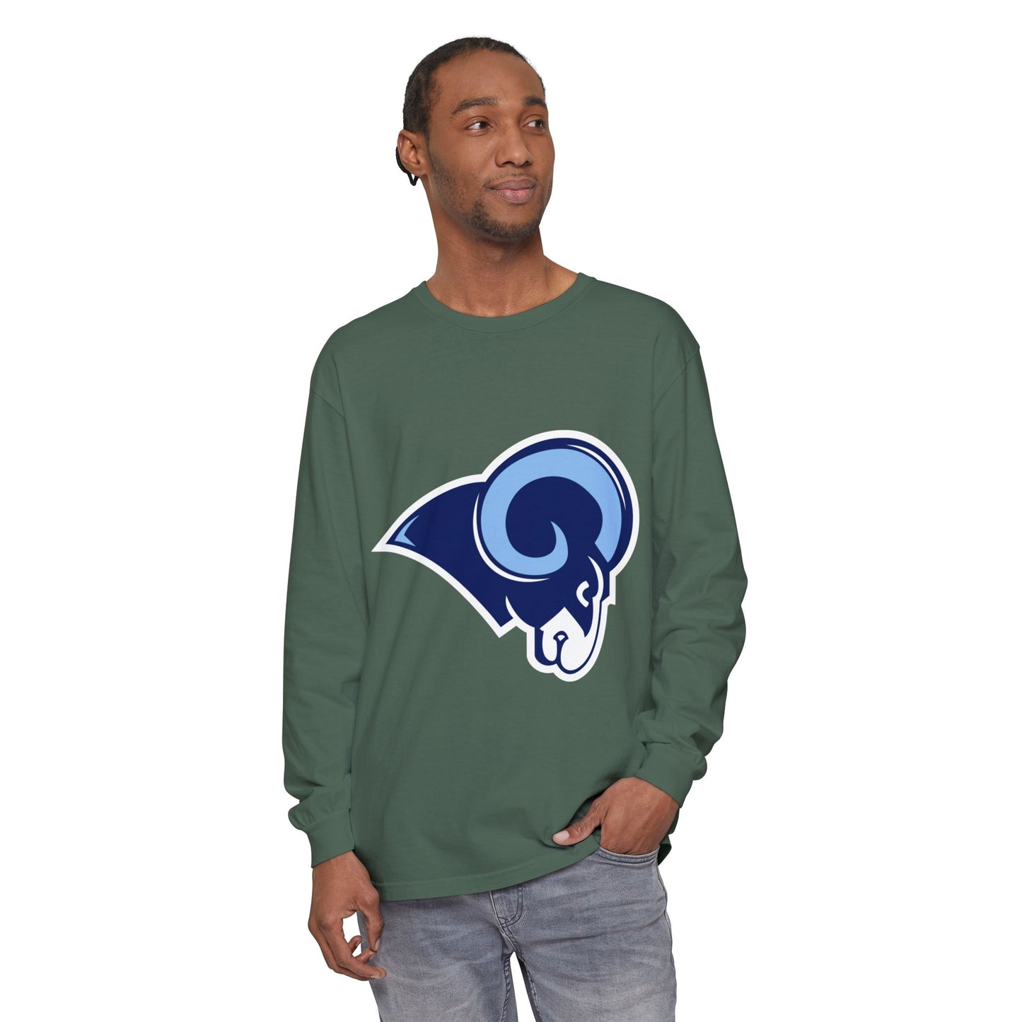 Garment-Dyed Long Sleeve Tee