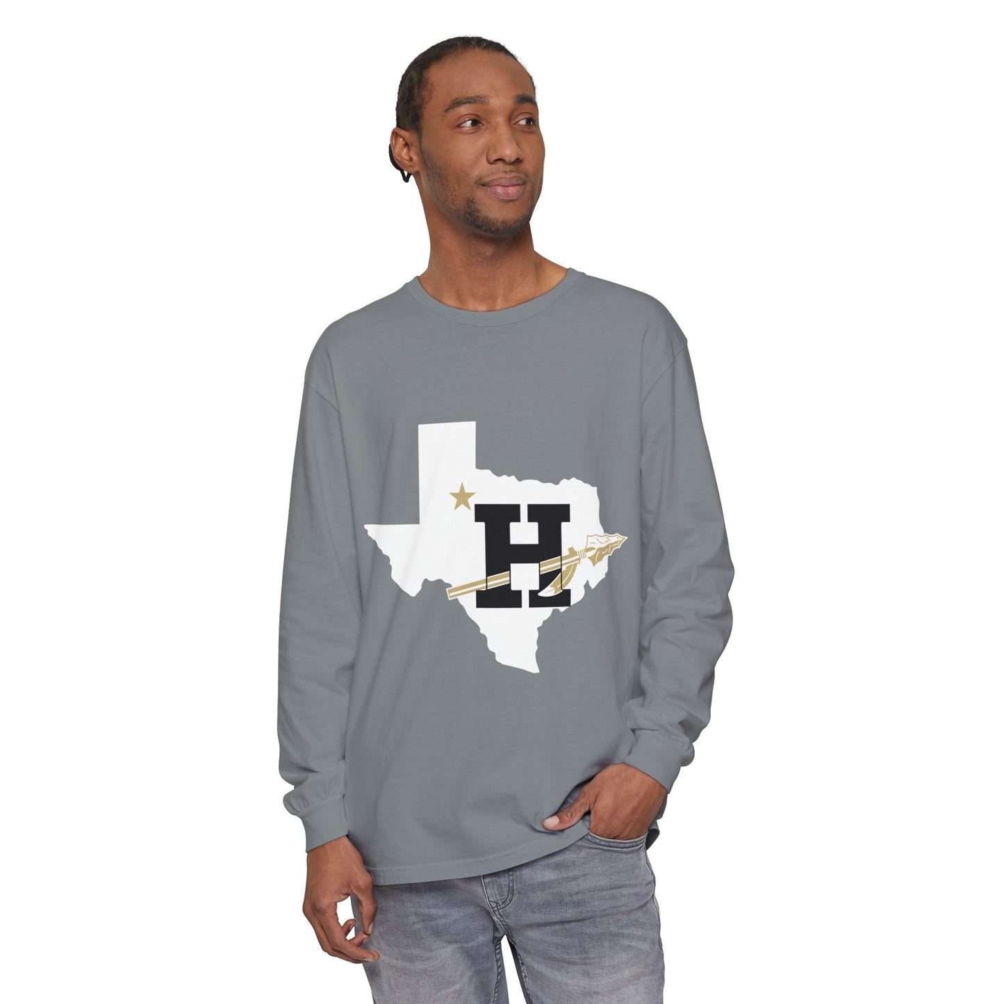 Garment-Dyed Long Sleeve Tee