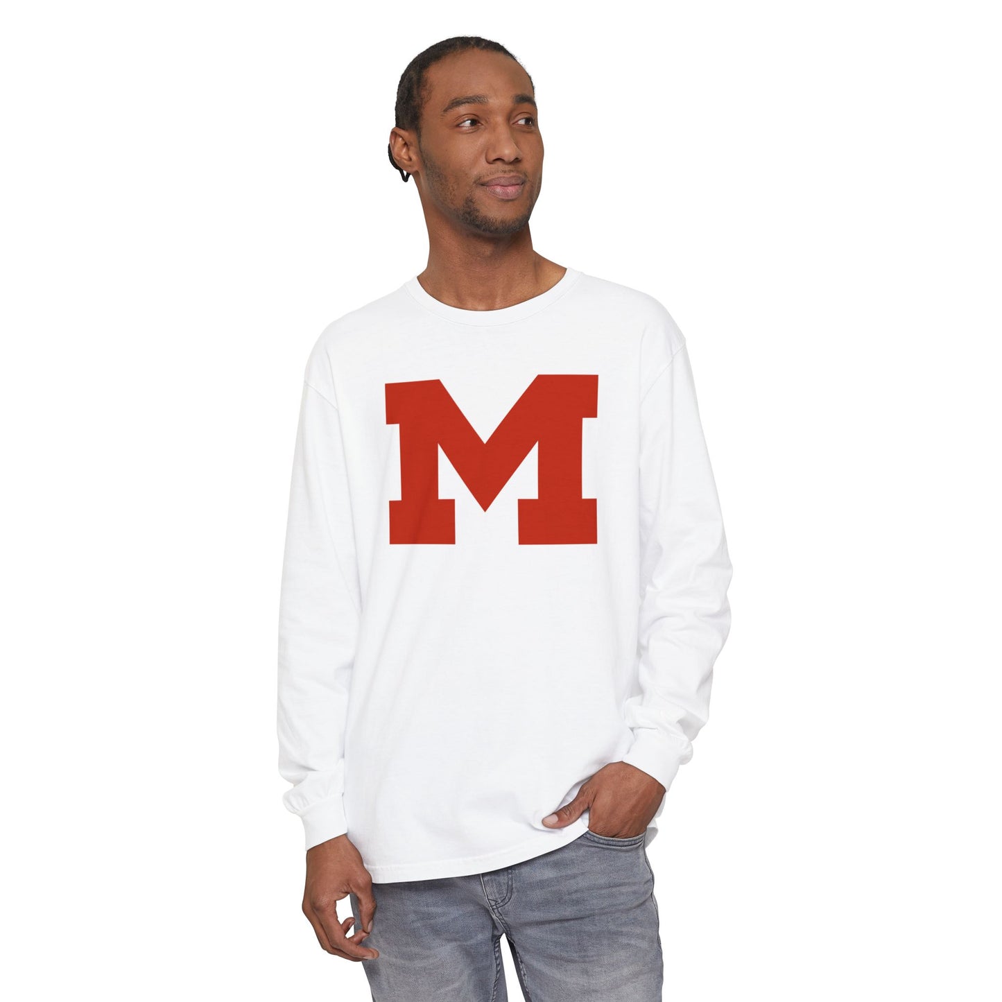 Garment-Dyed Long Sleeve Tee