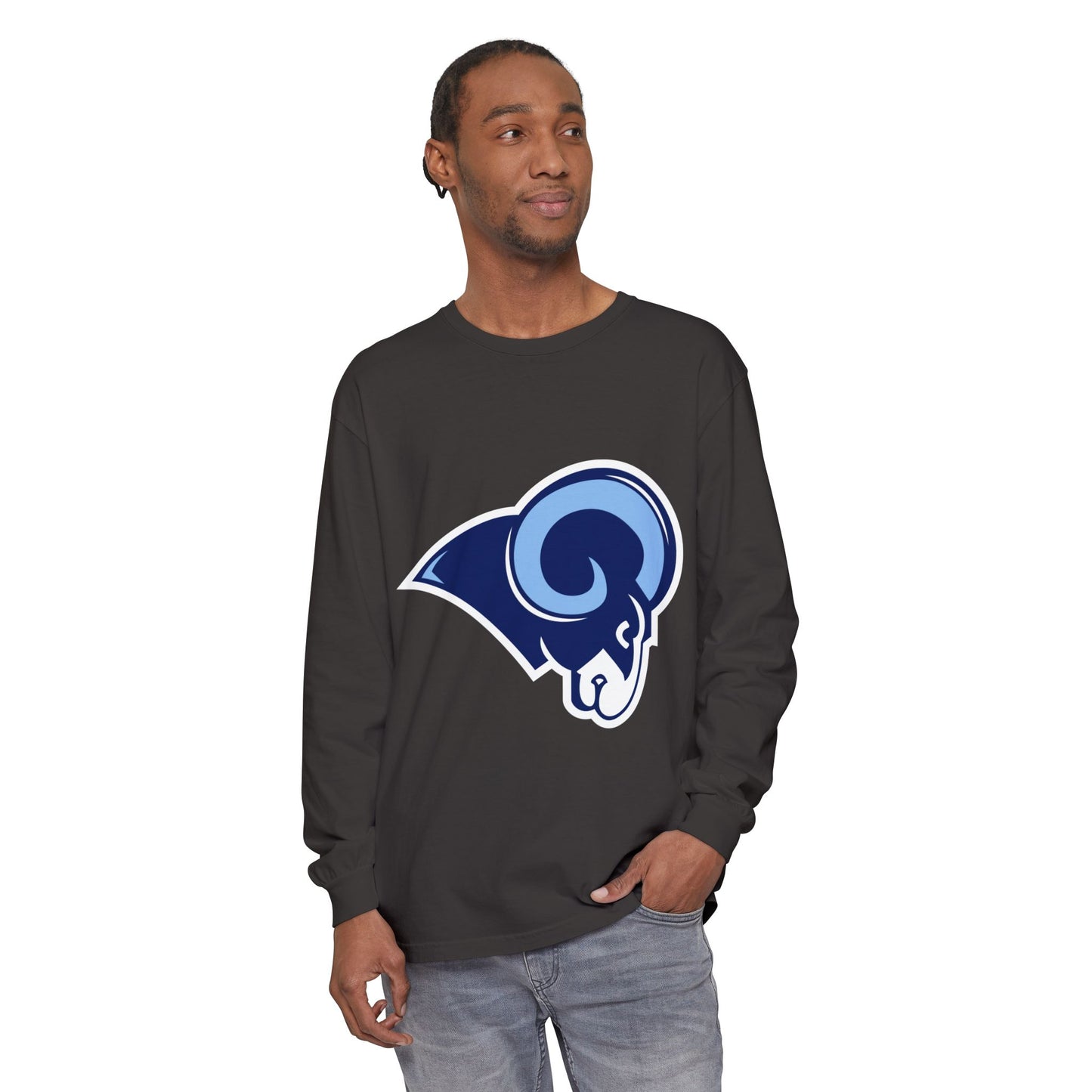 Garment-Dyed Long Sleeve Tee