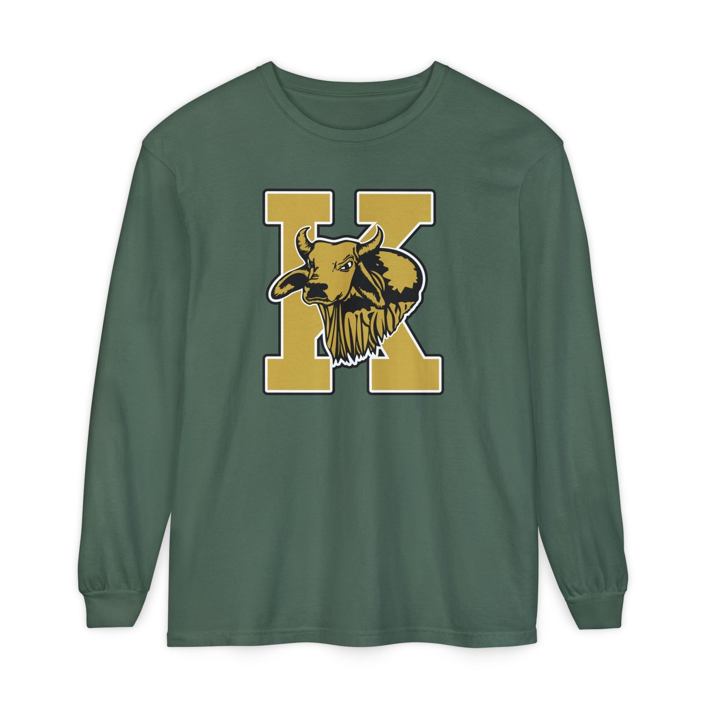 Garment-Dyed Long Sleeve Tee