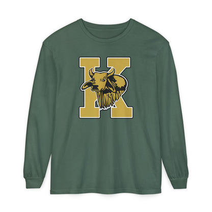 Garment-Dyed Long Sleeve Tee