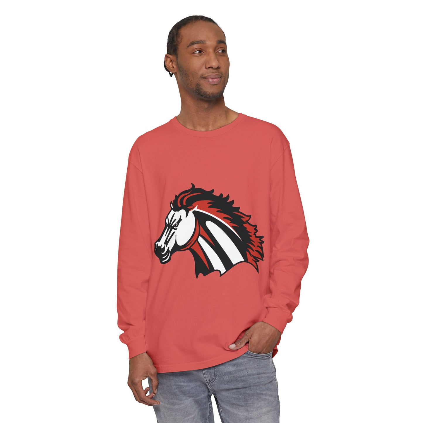 Garment-Dyed Long Sleeve Tee