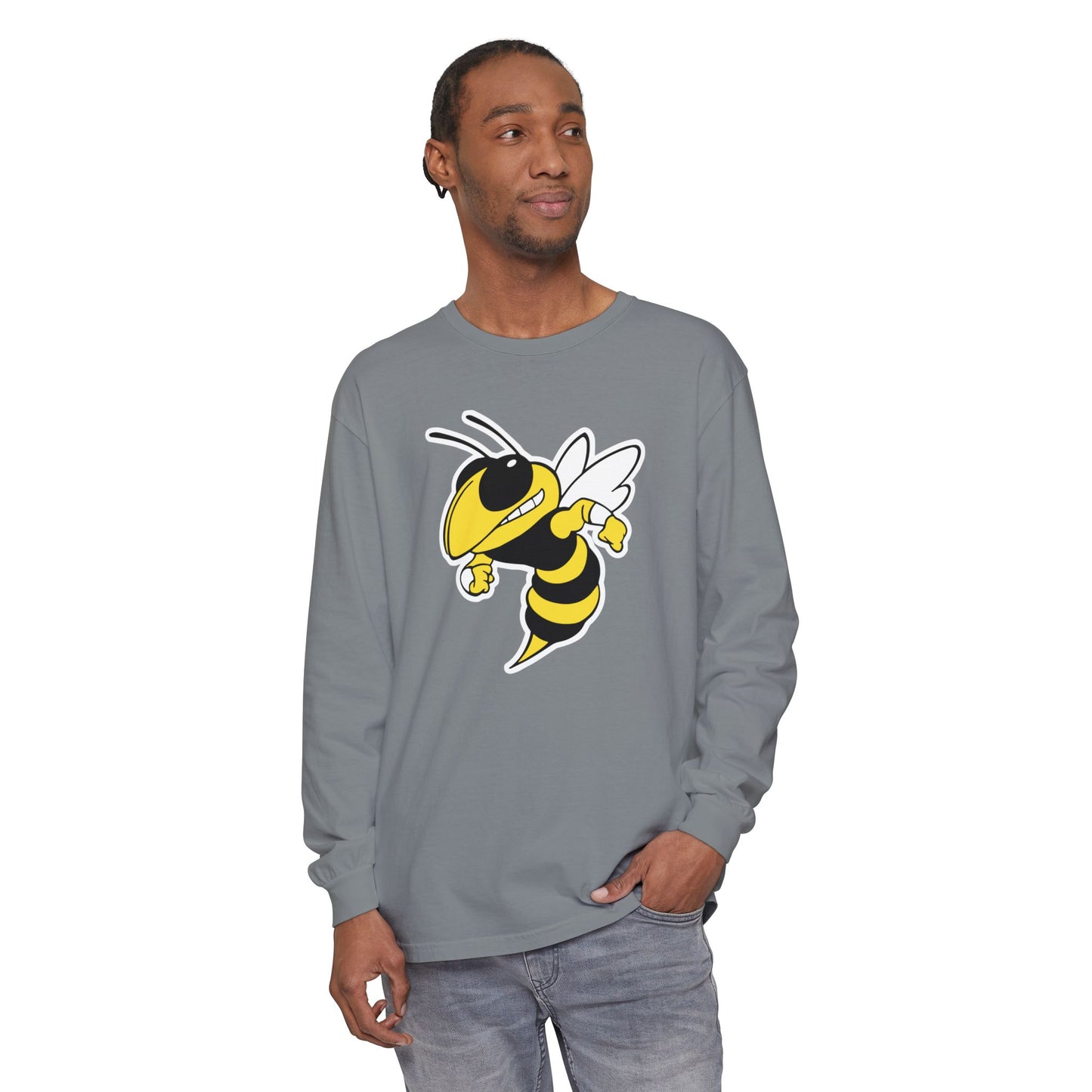 Garment-Dyed Long Sleeve Tee