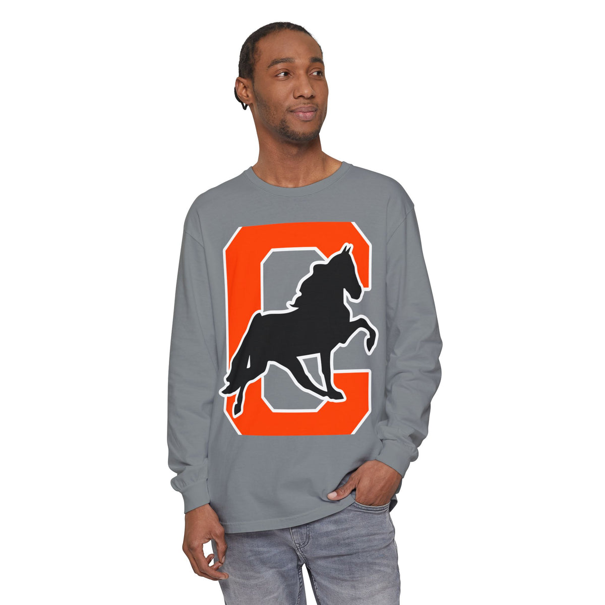 Garment-Dyed Long Sleeve Tee