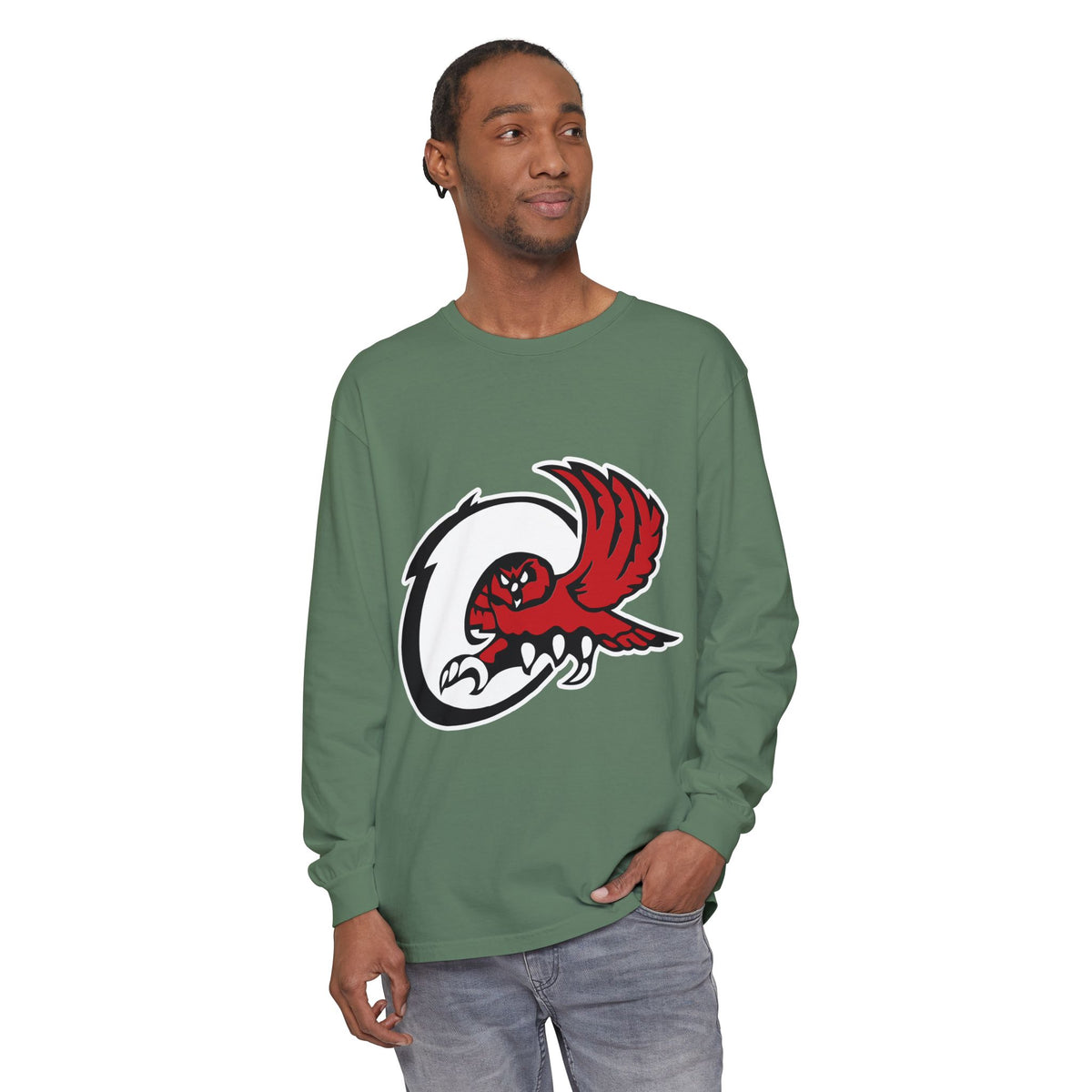 Garment-Dyed Long Sleeve Tee