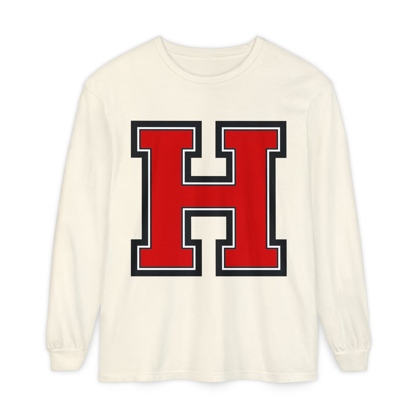 Garment-Dyed Long Sleeve Tee