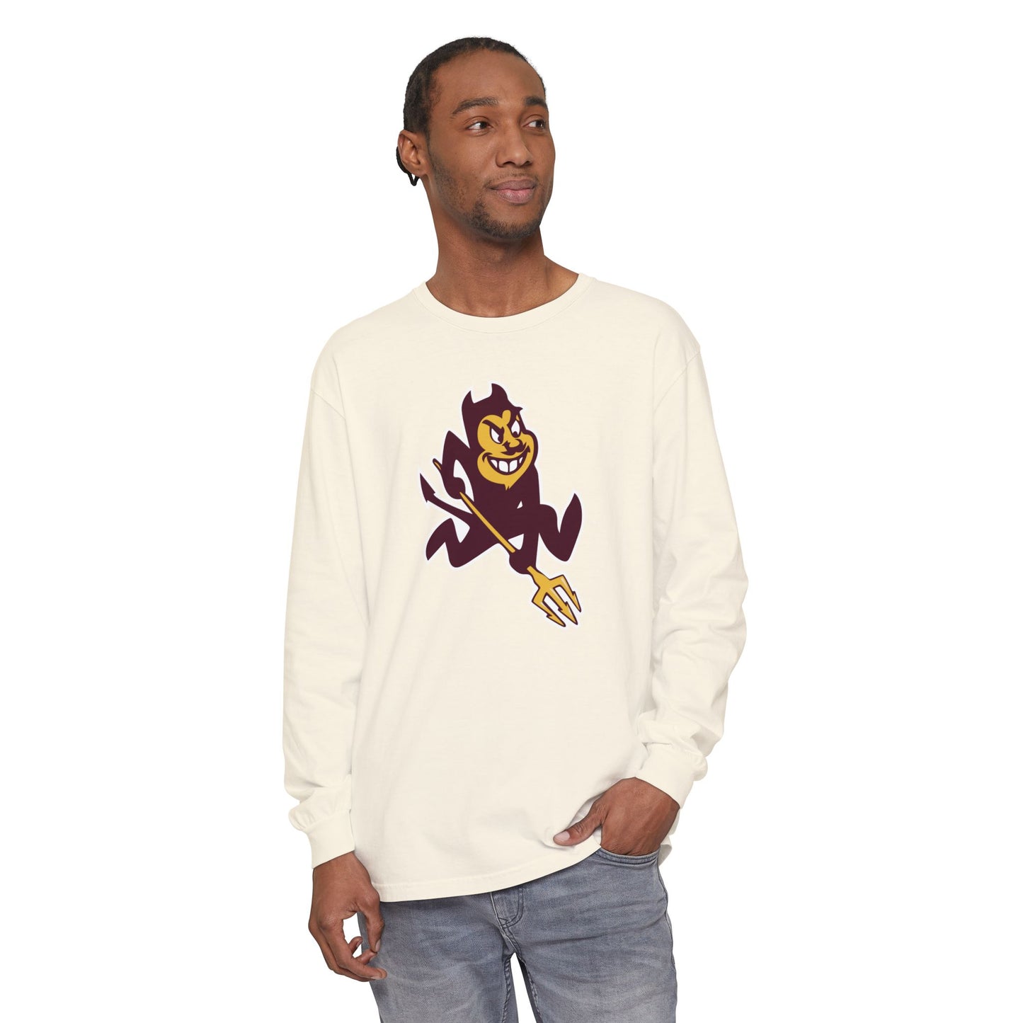 Garment-Dyed Long Sleeve Tee