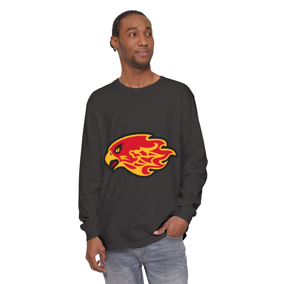 Garment-Dyed Long Sleeve Tee