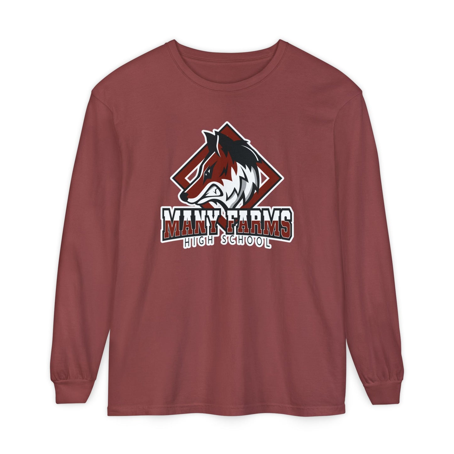 Garment-Dyed Long Sleeve Tee