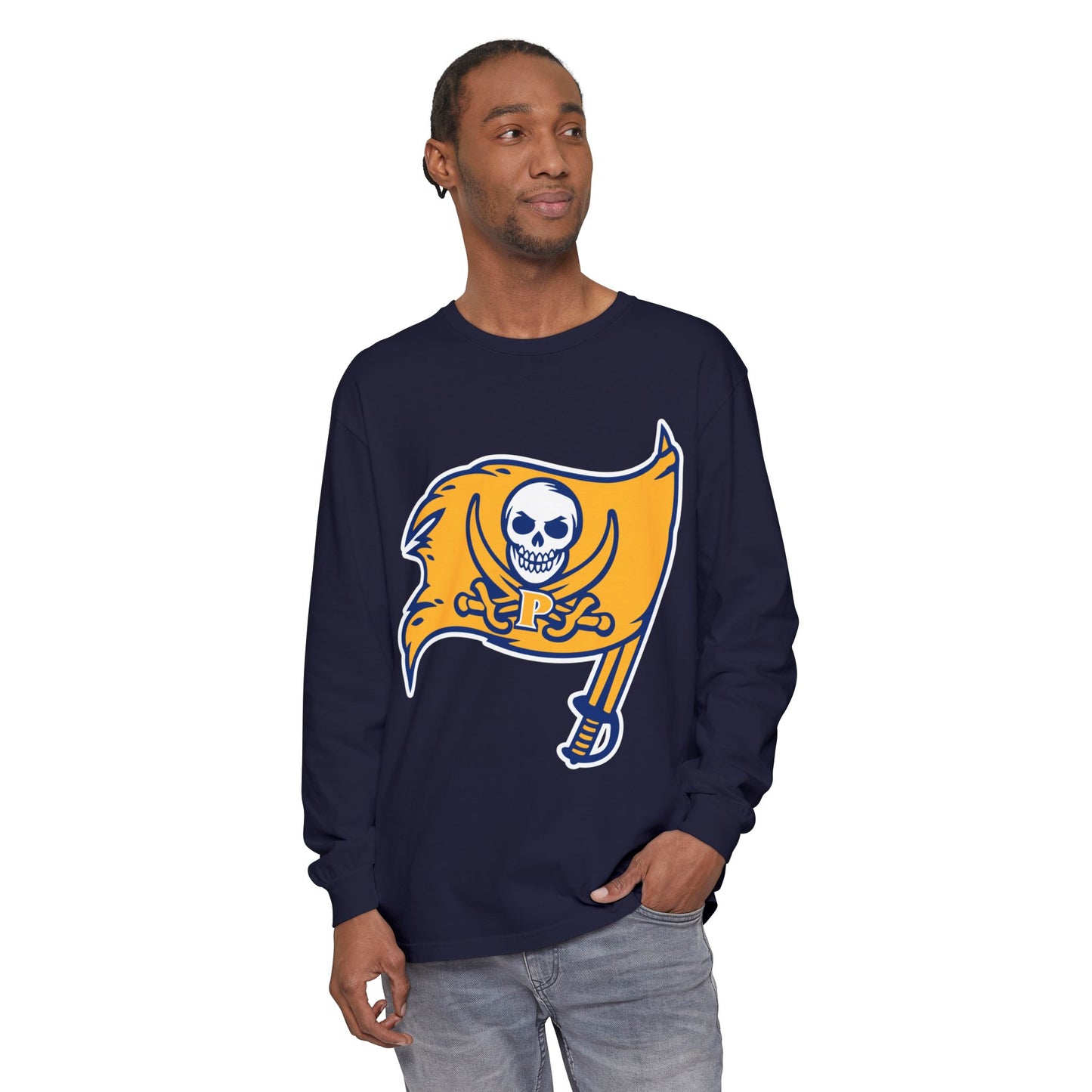Garment-Dyed Long Sleeve Tee