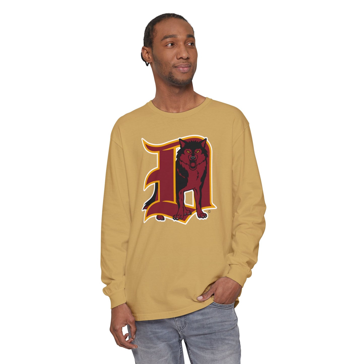 Garment-Dyed Long Sleeve Tee