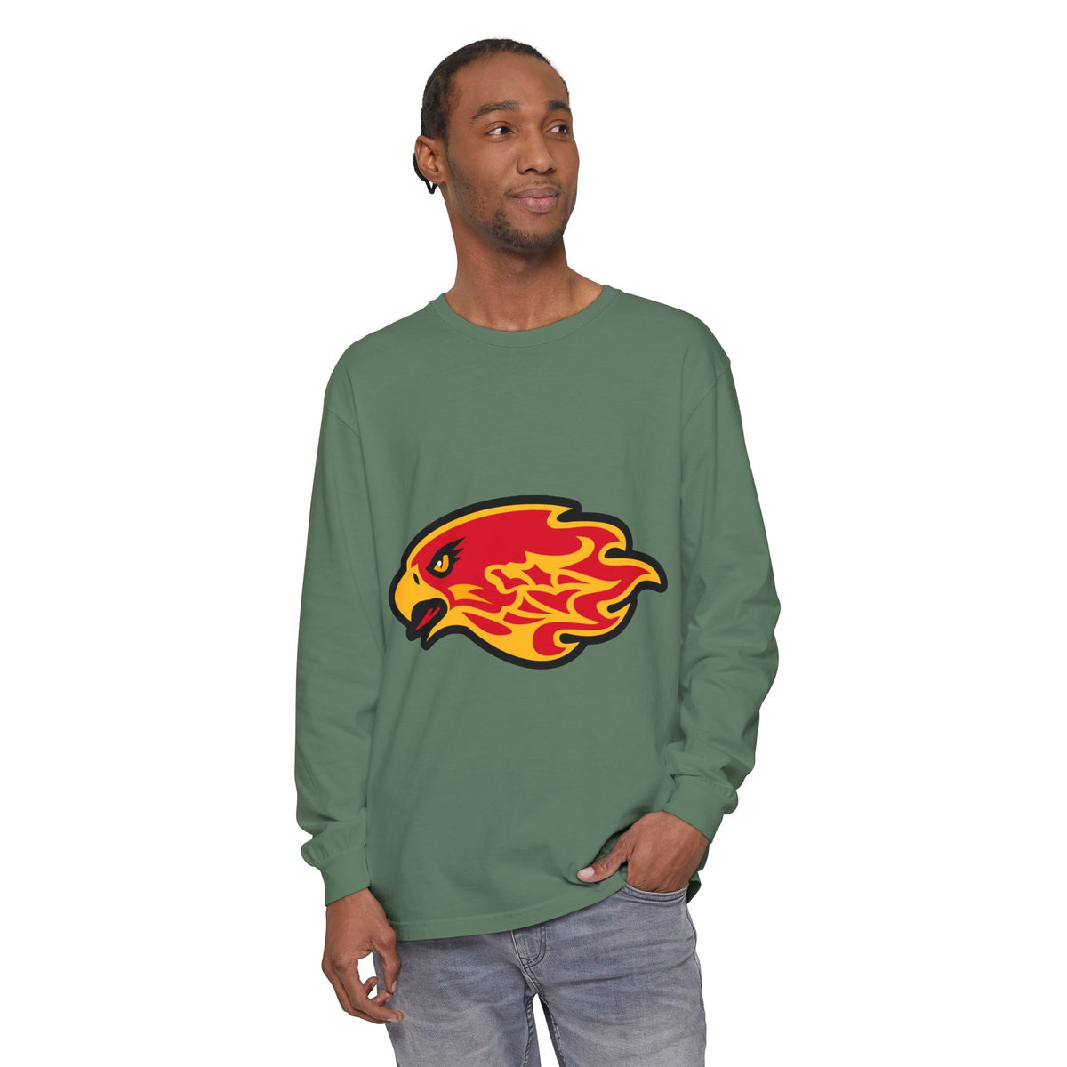 Garment-Dyed Long Sleeve Tee