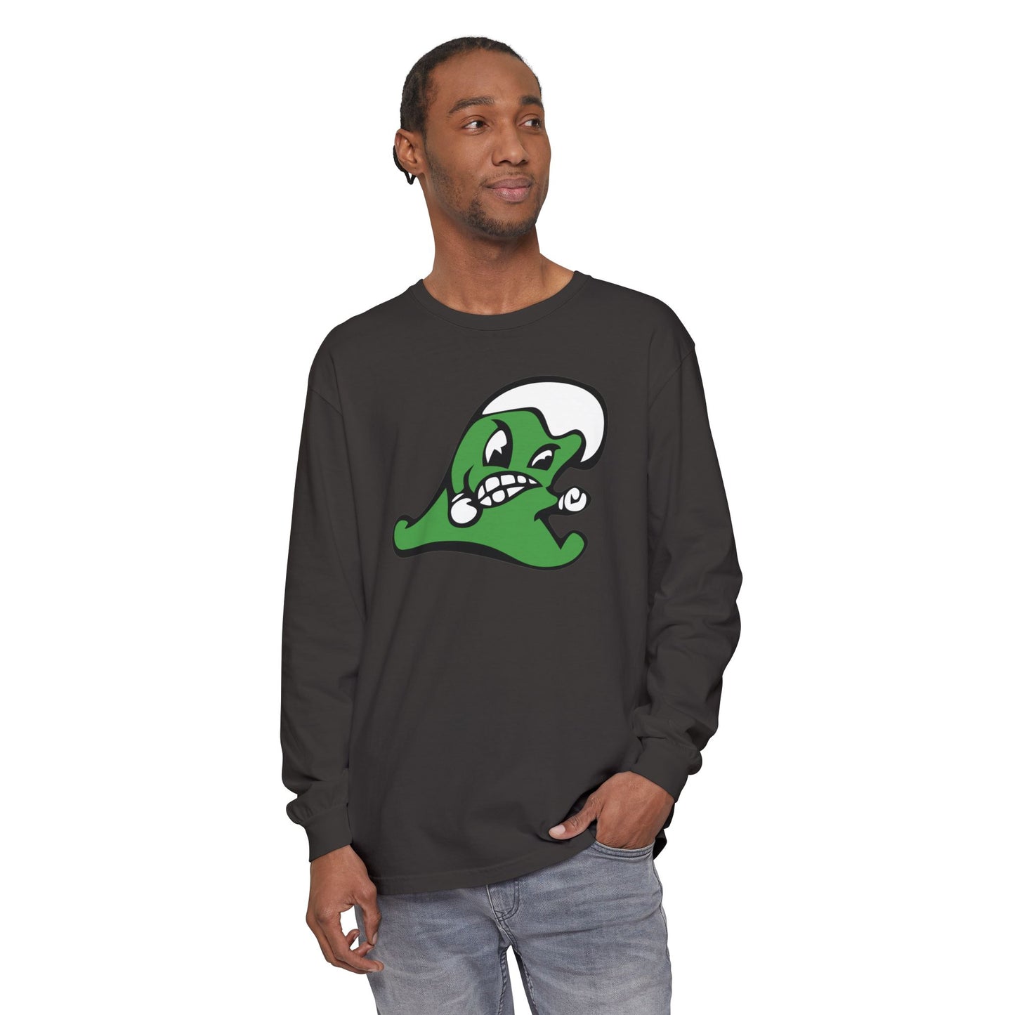 Garment-Dyed Long Sleeve Tee