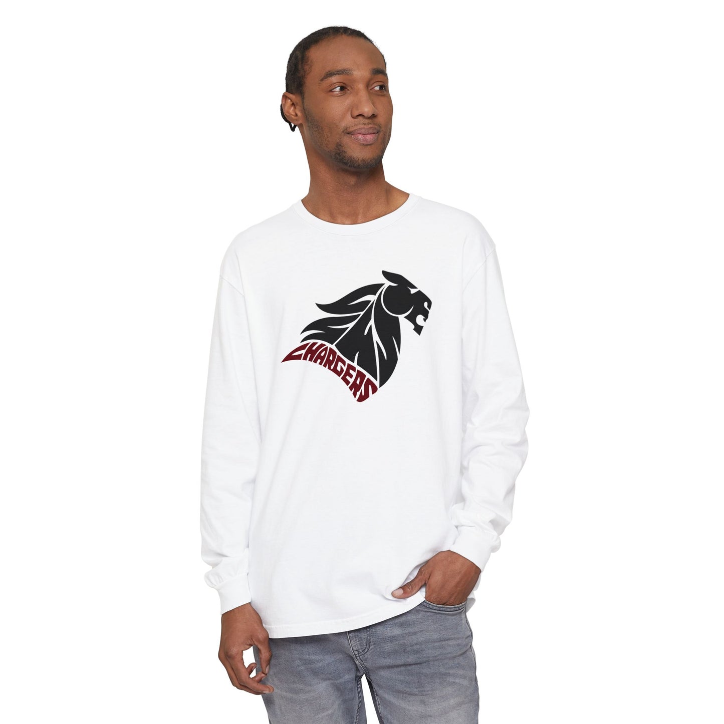 Garment-Dyed Long Sleeve Tee