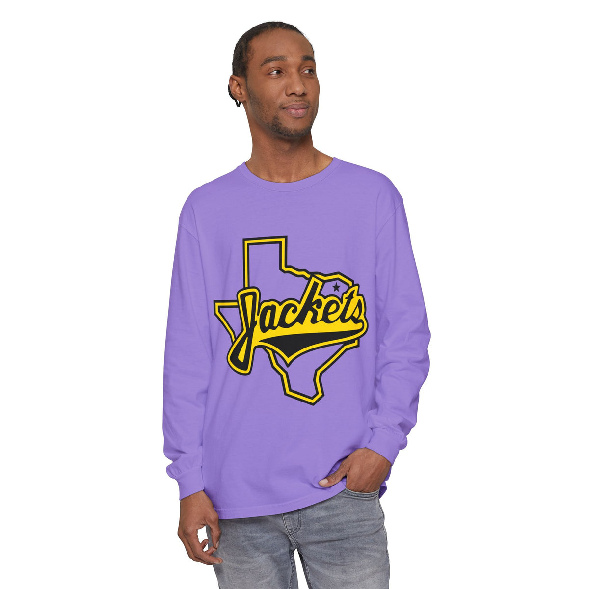Garment-Dyed Long Sleeve Tee