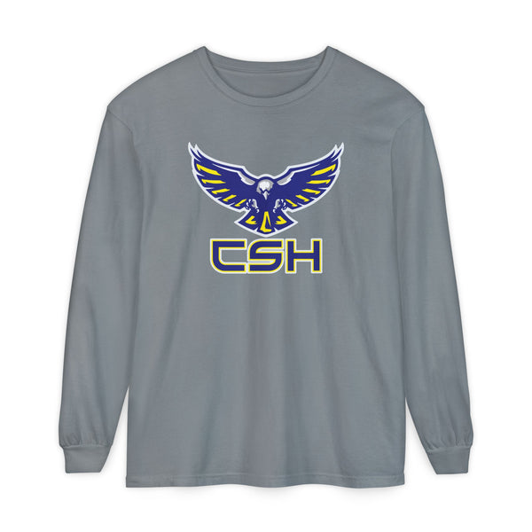 Garment-Dyed Long Sleeve Tee