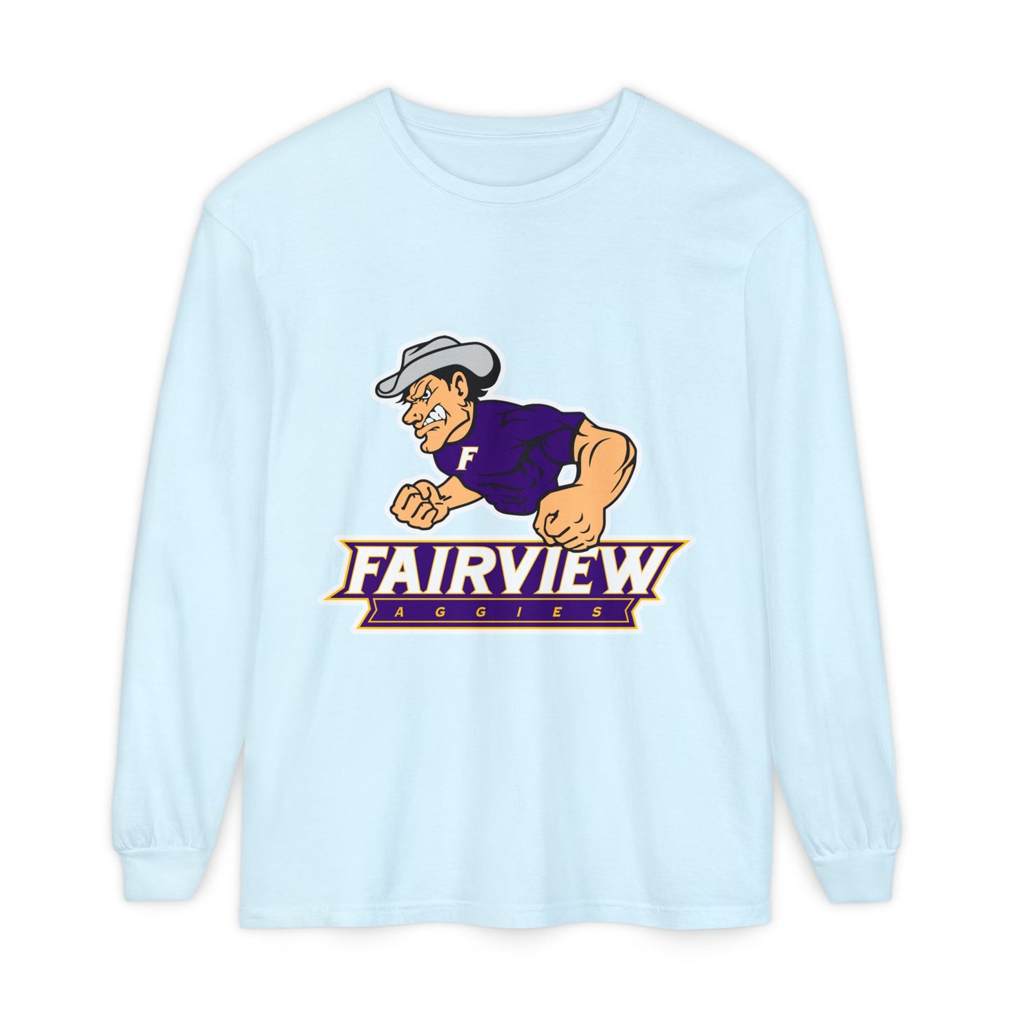 Garment-Dyed Long Sleeve Tee