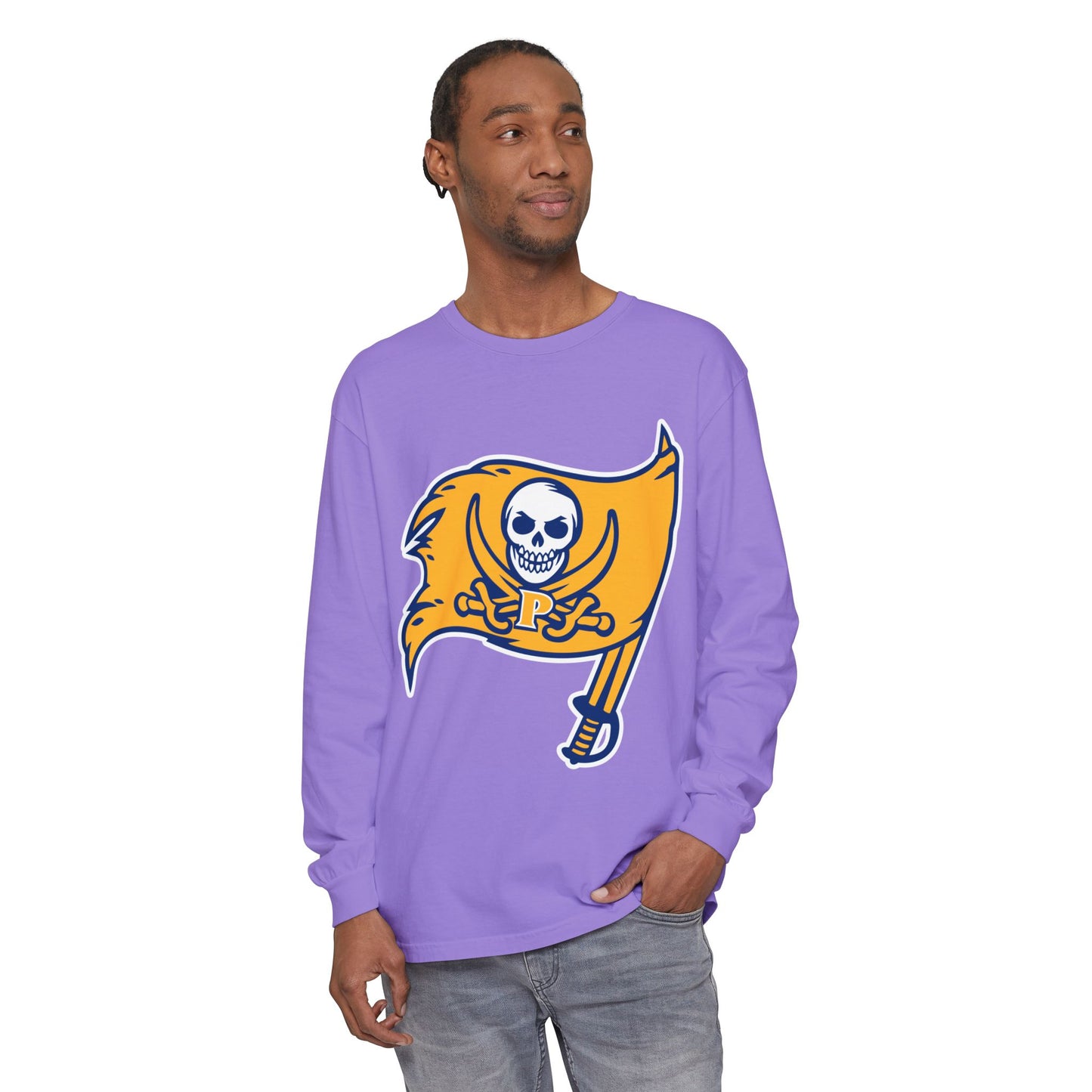 Garment-Dyed Long Sleeve Tee