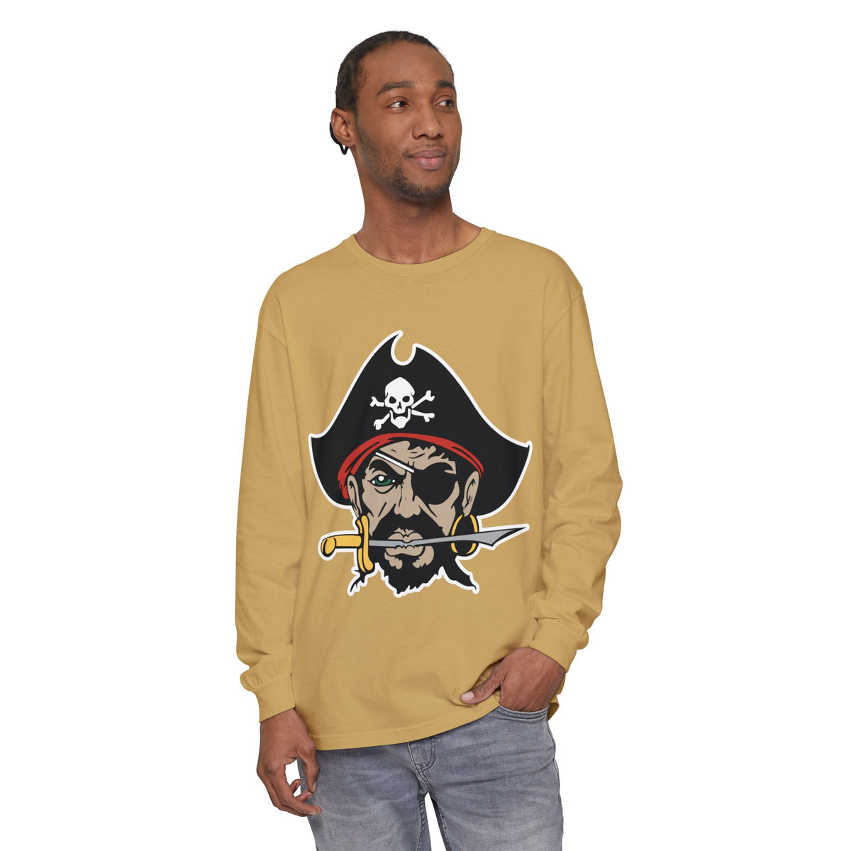 Garment-Dyed Long Sleeve Tee