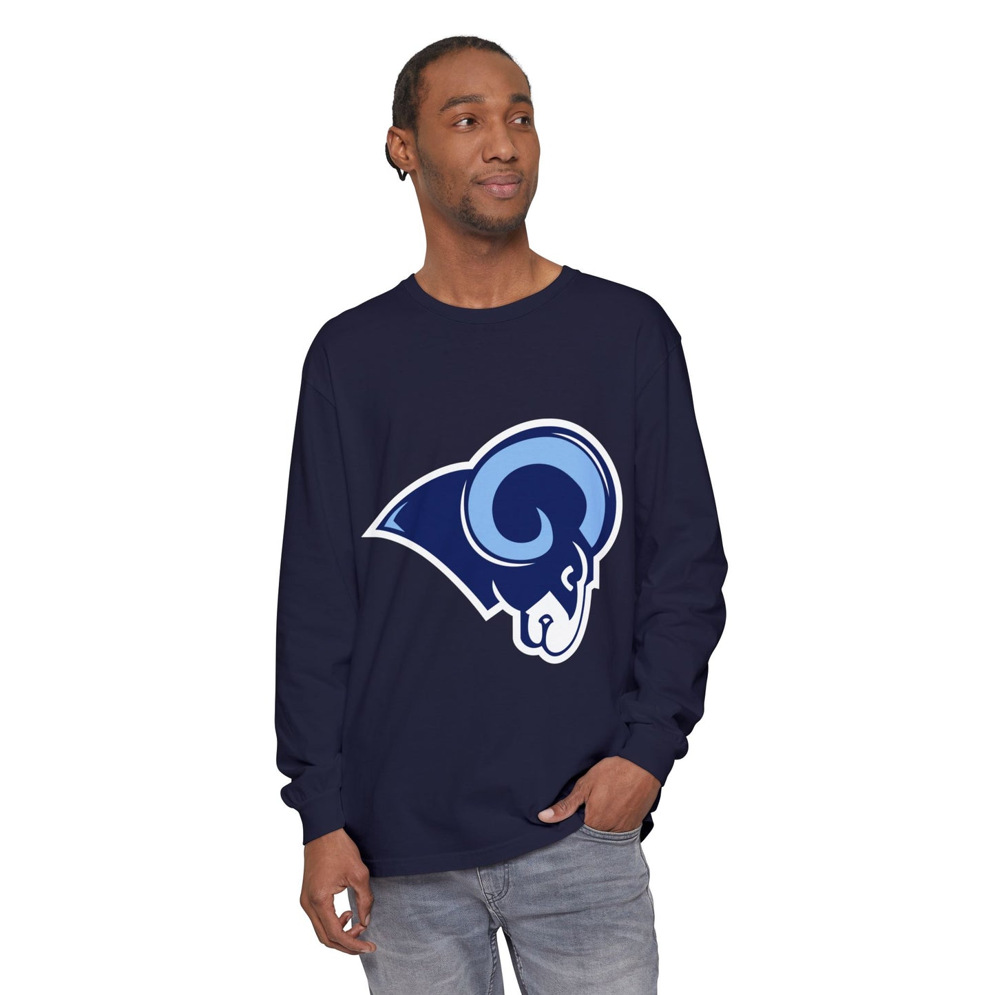 Garment-Dyed Long Sleeve Tee