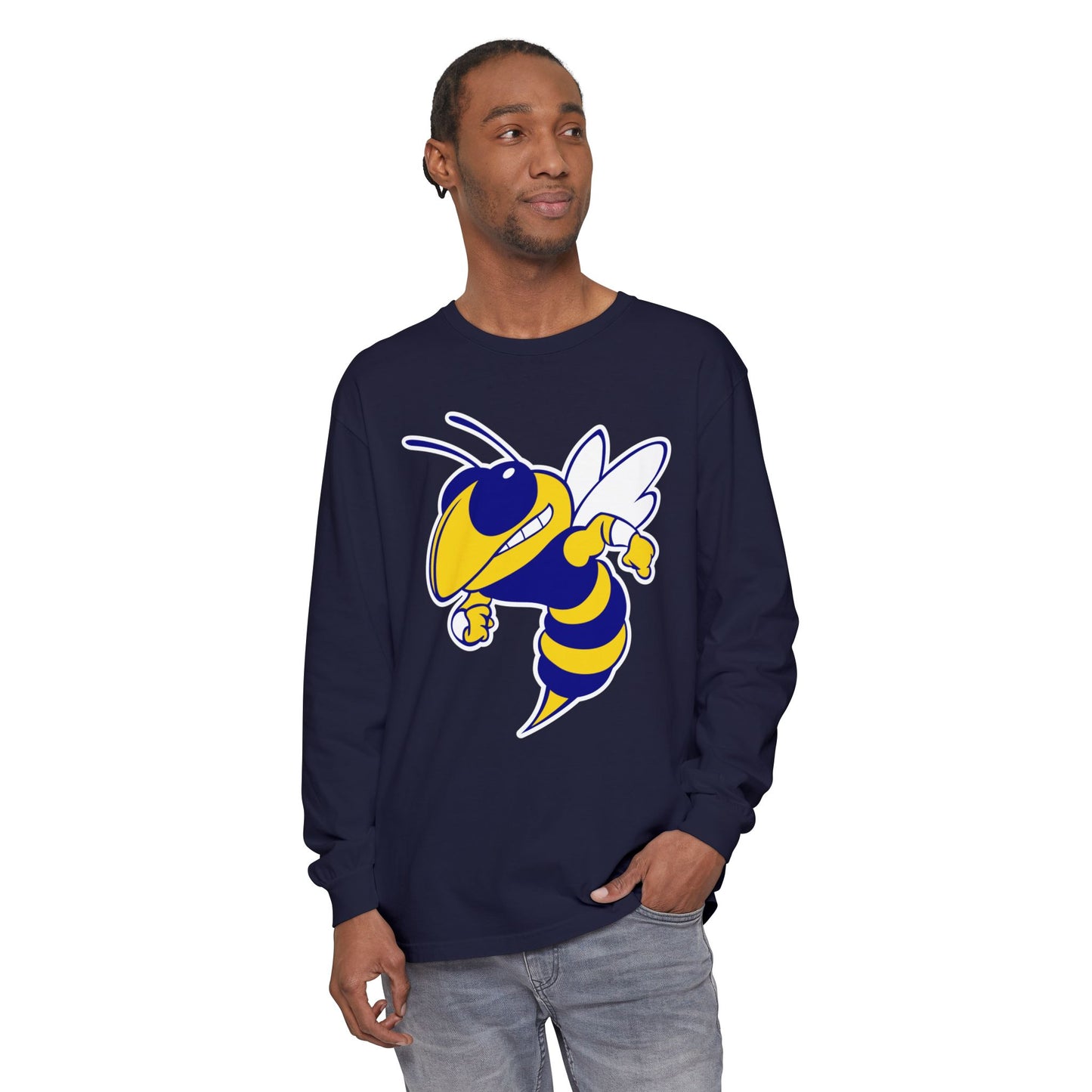 Garment-Dyed Long Sleeve Tee