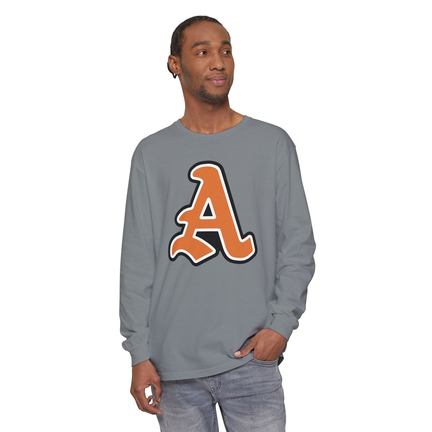 Garment-Dyed Long Sleeve Tee