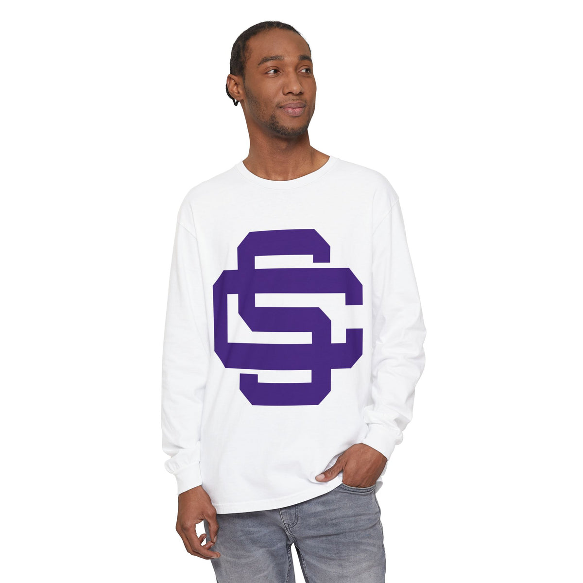 Garment-Dyed Long Sleeve Tee