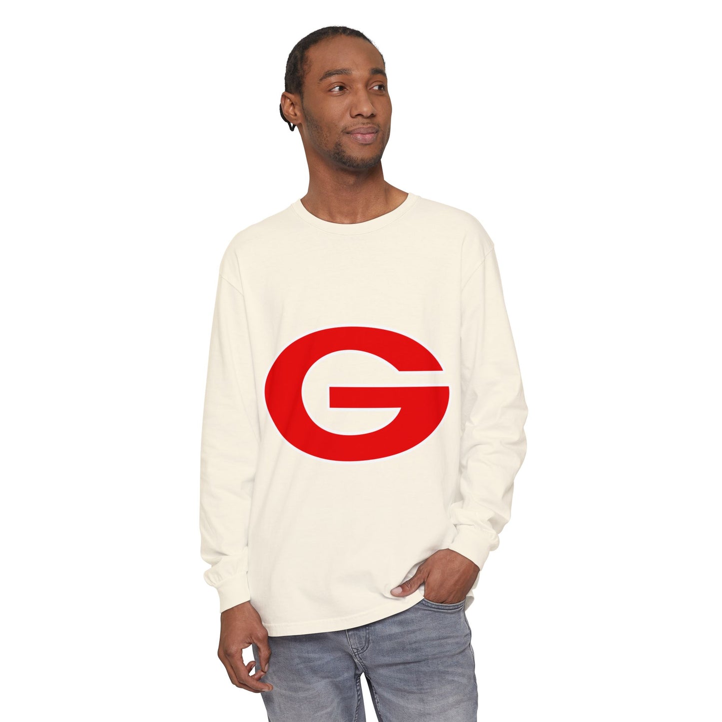 Garment-Dyed Long Sleeve Tee