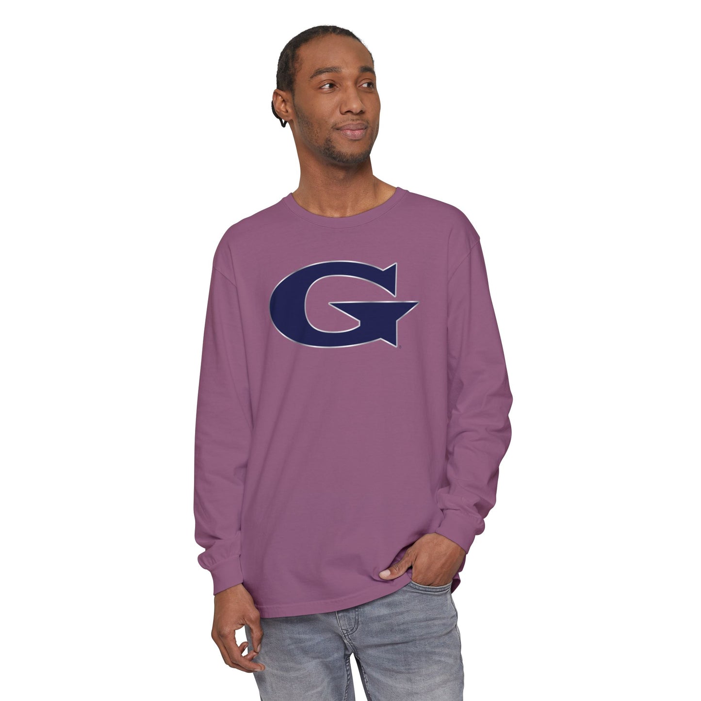Garment-Dyed Long Sleeve Tee
