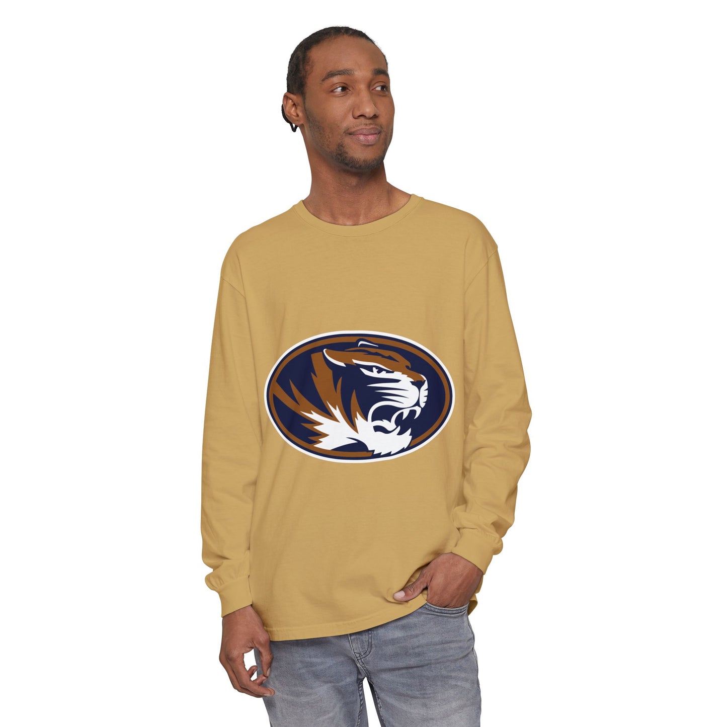 Garment-Dyed Long Sleeve Tee