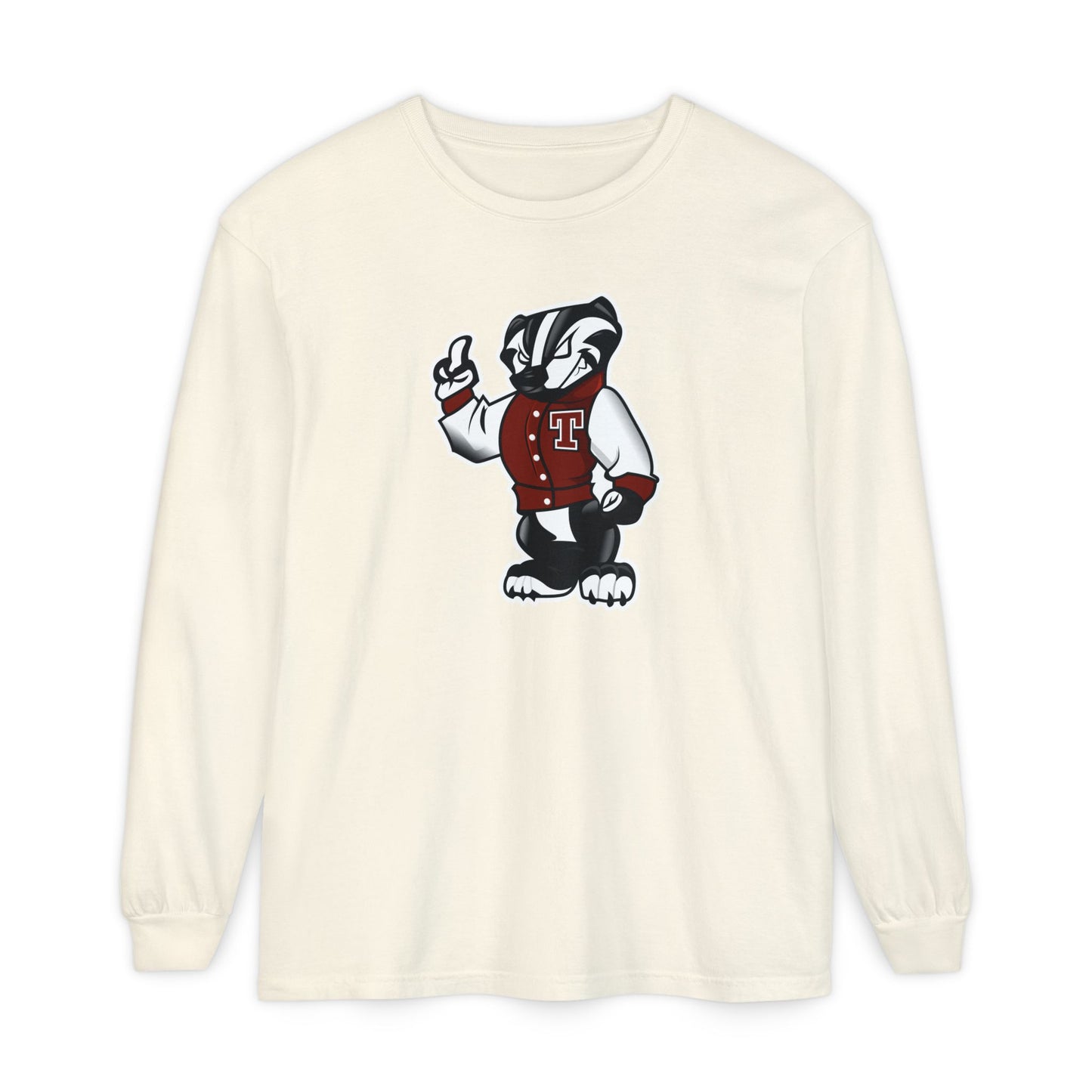 Garment-Dyed Long Sleeve Tee