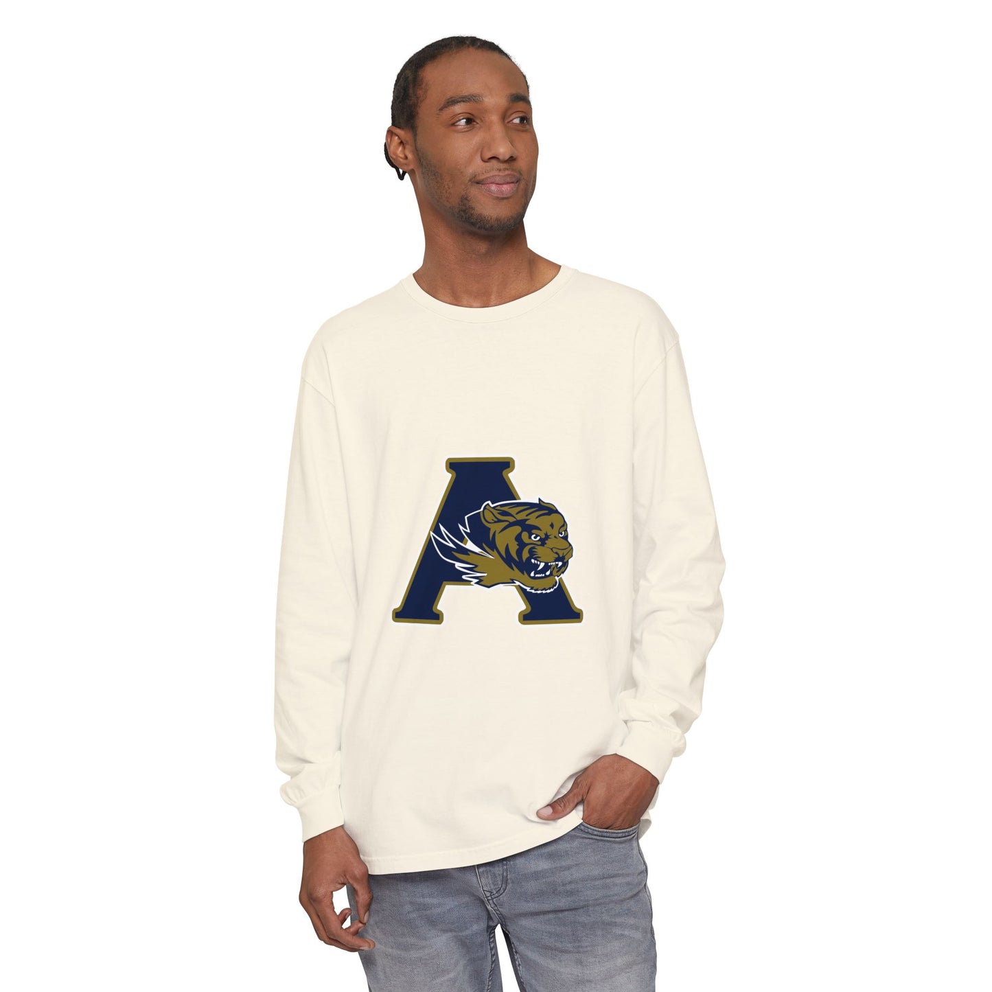 Garment-Dyed Long Sleeve Tee