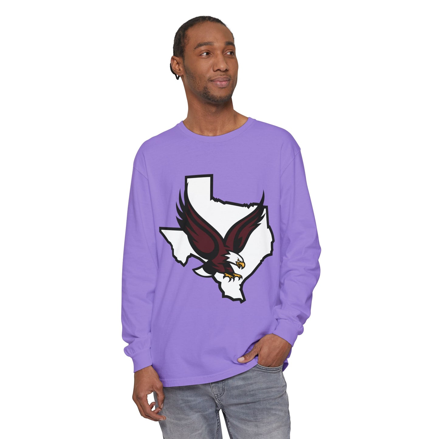 Garment-Dyed Long Sleeve Tee