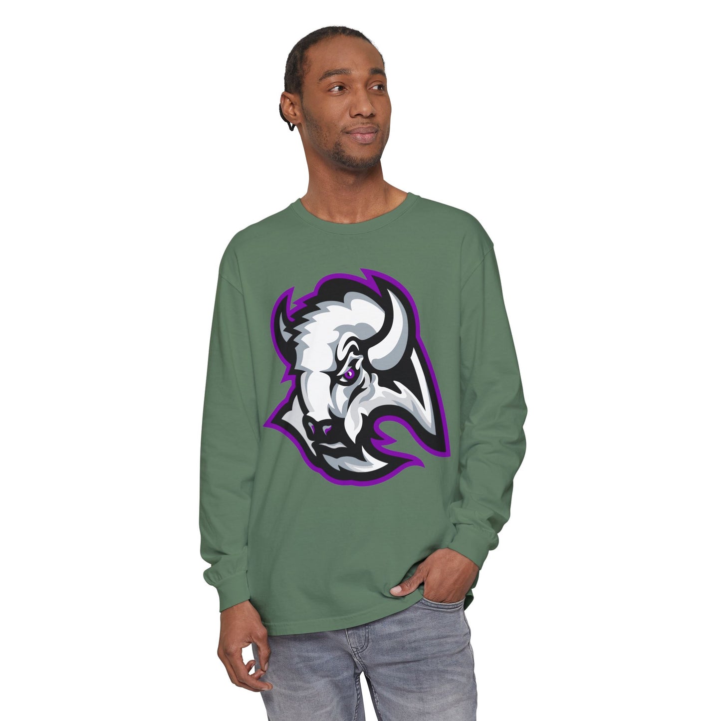 Garment-Dyed Long Sleeve Tee