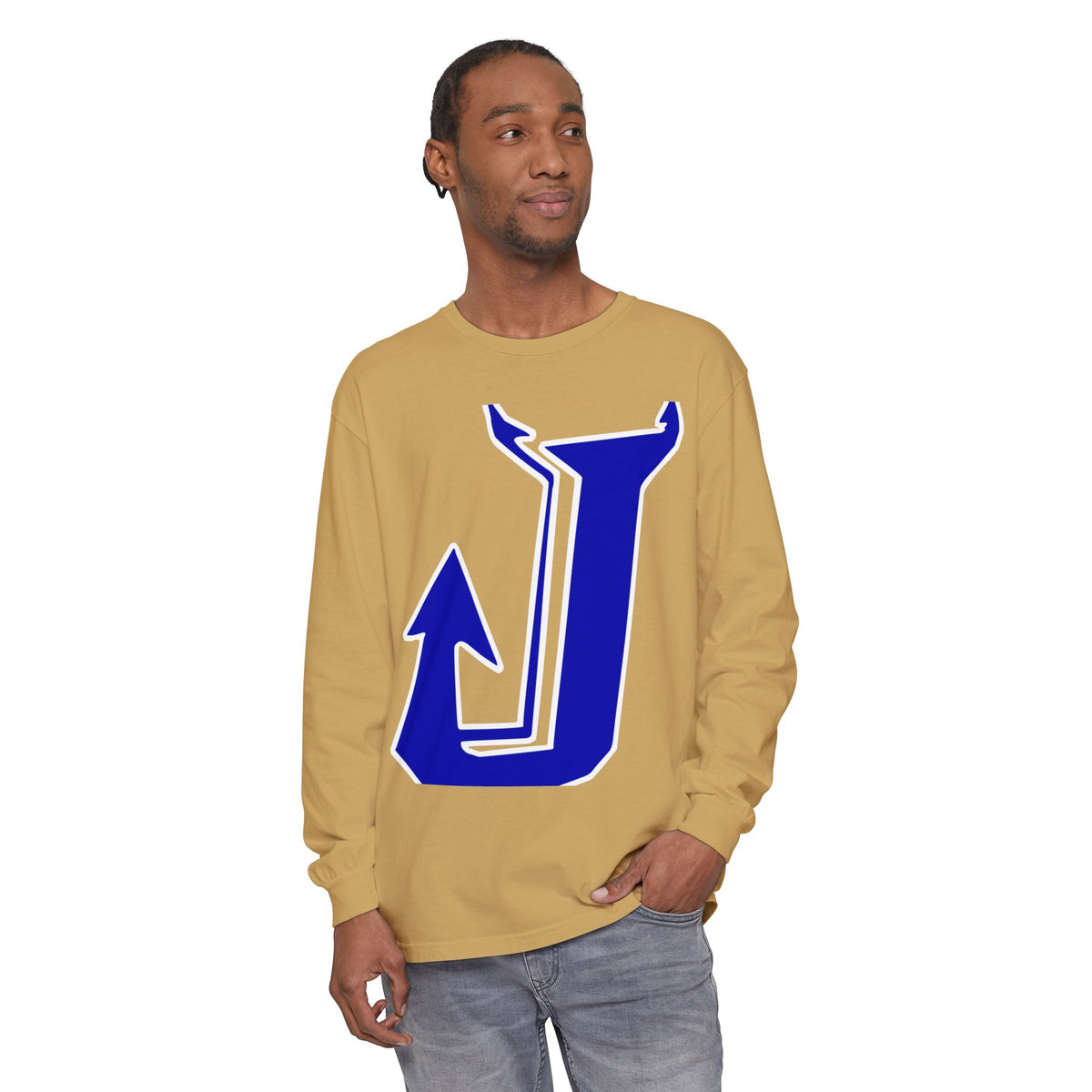 Garment-Dyed Long Sleeve Tee